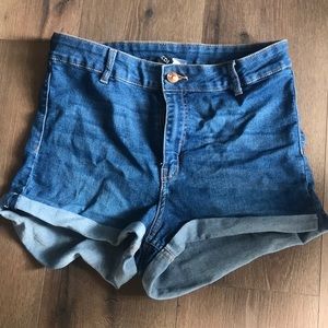 H&M high waisted Denim Shorts